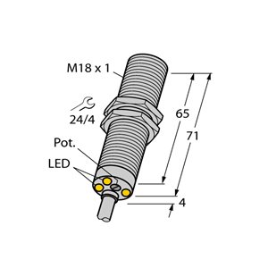 Capteur inductif TURCK DBI5U-M18E-AP4X3 - détecteur de proximité inductif