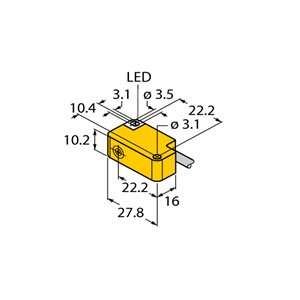 Capteur inductif TURCK BI2-Q10S-AZ31X - détecteur de proximité inductif
