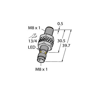 Capteur inductif TURCK BI3-M08-AN6X-V1131 - détecteur de proximité inductif