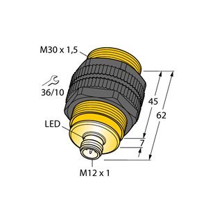 Capteur inductif TURCK BI10U-S30-VP6X-H1141 - détecteur de proximité inductif