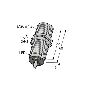 Capteur inductif TURCK BI10-M30-AP6X - détecteur de proximité inductif