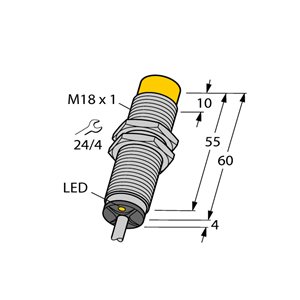 Capteur inductif TURCK NI12U-M18M-VP4X - détecteur de proximité inductif