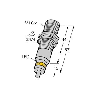 Capteur inductif TURCK BI5-EM18WD-AP6X/S929 - détecteur de proximité inductif