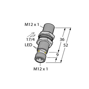 Capteur inductif TURCK BI3U-MT12H-AN6X-H1141 - détecteur de proximité inductif