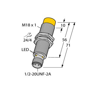 Capteur inductif TURCK NI12U-G18-ADZ30X2-B3331 - détecteur de proximité inductif