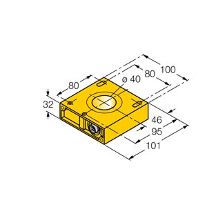 Capteur inductif TURCK NI40R- - détecteur de proximité inductif