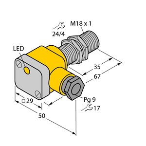 Capteur inductif TURCK BI5-G18SK-Y1X - détecteur de proximité inductif
