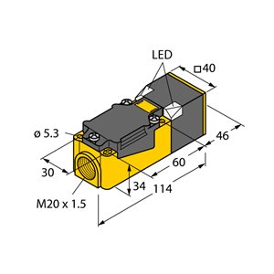 Capteur inductif TURCK BI15-CP40-VN4X2 - détecteur de proximité inductif