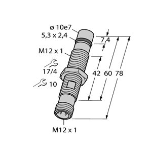 Capteur inductif TURCK BID1.5-G120-AP6-H1141 - détecteur de proximité inductif