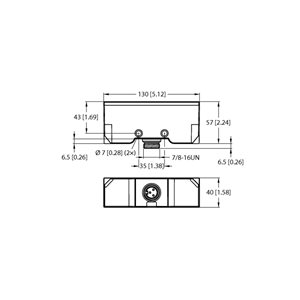 Capteur inductif TURCK NI30-Q130WD-ADZ30X2-B1131 - détecteur de proximité inductif