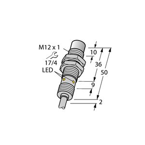 Capteur inductif TURCK NI10U-EM12WD-AP6X - détecteur de proximité inductif