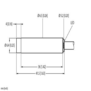 Capteur inductif TURCK NI3-EH6.5-AP6X - détecteur de proximité inductif