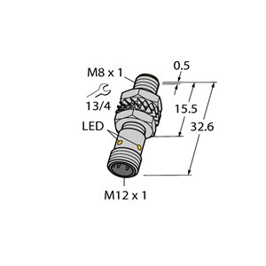 Capteur inductif TURCK BI3-M08KK-AN6X-H1341 - détecteur de proximité inductif