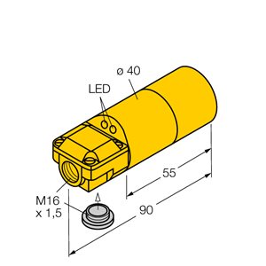 Capteur inductif TURCK NI30-K40SR-VP4X2 - détecteur de proximité inductif