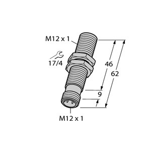 Capteur inductif TURCK BI2-M12-LIU-H1141 - détecteur de proximité inductif