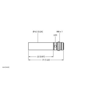 Capteur inductif TURCK BI1.5-EH6.5K-AP6X-V1131 - détecteur de proximité inductif
