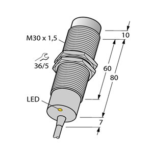 Capteur inductif TURCK NI15-M30-AZ3X/S120 - détecteur de proximité inductif