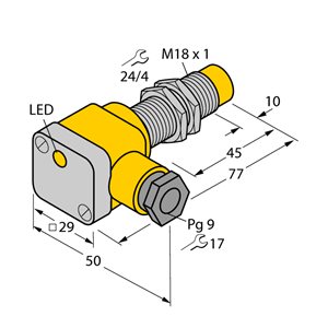 Capteur inductif TURCK NI12U-EG18SK-AN6X - détecteur de proximité inductif