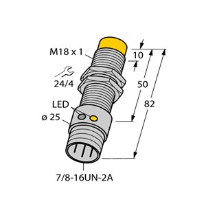 Capteur inductif TURCK NI12U-G18-ADZ30X2-B1331 - détecteur de proximité inductif
