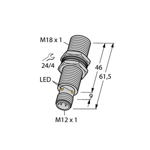 Capteur inductif TURCK BI8U-M18M-VP6X-H1141 - détecteur de proximité inductif