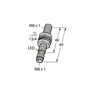 Capteur inductif TURCK BI1.5U-EG08-AP6X-V1131 - détecteur de proximité inductif