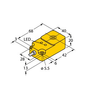 Capteur inductif TURCK BI15U-Q20-AP6X2 - détecteur de proximité inductif