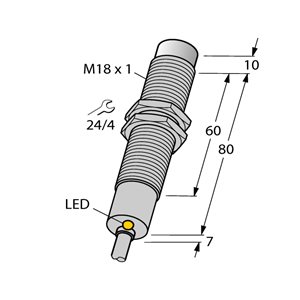 Capteur inductif TURCK NI8-M18-AP6X/S120 - détecteur de proximité inductif