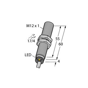 Capteur inductif TURCK BI4-EM12E-AP45XLD - détecteur de proximité inductif