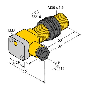 Capteur inductif TURCK NI15-P30SK-AP6X - détecteur de proximité inductif