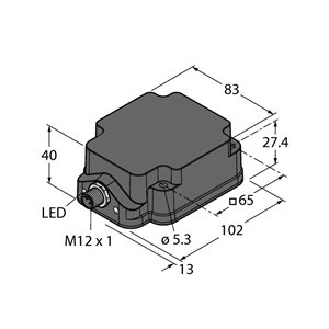Capteur inductif TURCK NI75U-Q80WD-VP6X2-H1141 - détecteur de proximité inductif