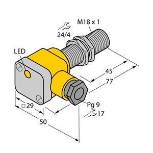 Capteur inductif TURCK BI5-G18SK-AN6X - détecteur de proximité inductif