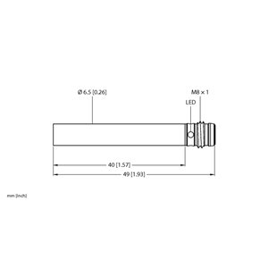 Capteur inductif TURCK BI1.5-EH6.5-AP6X-V1131 - détecteur de proximité inductif