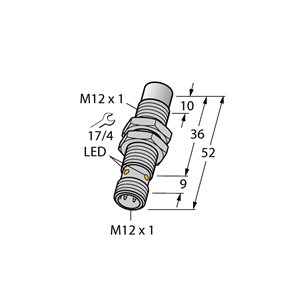 Capteur inductif TURCK NI10U-EM12WD-AP6X-H1141 - détecteur de proximité inductif