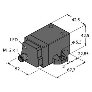 Capteur inductif TURCK NI50U-Q42FWD-VP6X-H1141 - détecteur de proximité inductif