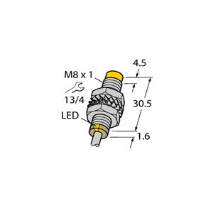Capteur inductif TURCK NI5-M08-AN6X - détecteur de proximité inductif