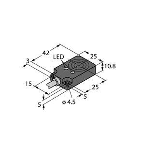 Capteur inductif TURCK BI8U-Q10-AP6X2 - détecteur de proximité inductif