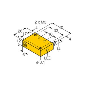 Capteur inductif TURCK BI2-Q12-AZ31X - détecteur de proximité inductif