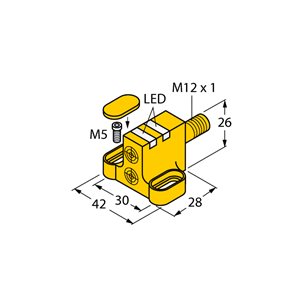 Capteur inductif TURCK NI4-DSC26-2AP6X2-H1141 - détecteur de proximité inductif