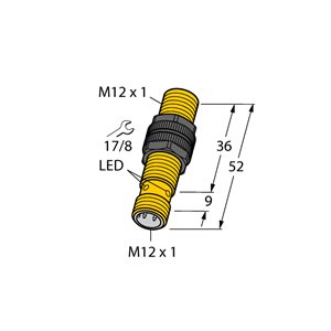 Capteur inductif TURCK BI3U-S12-AN6X-H1141 - détecteur de proximité inductif