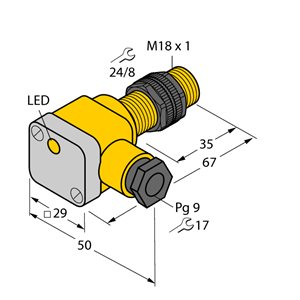 Capteur inductif TURCK NI10-P18SK-Y1X - détecteur de proximité inductif