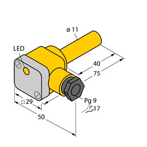 Capteur inductif TURCK NI5-K11SK-AP6X - détecteur de proximité inductif