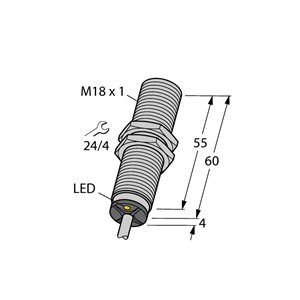 Capteur inductif TURCK BI5-M18-AZ3X - détecteur de proximité inductif