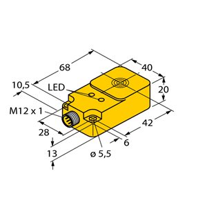 Capteur inductif TURCK NI25-Q20-AN6X2-H1141 - détecteur de proximité inductif