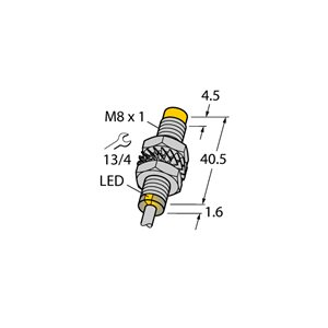 Capteur inductif TURCK NI5-M08E-VP6X 7M - détecteur de proximité inductif