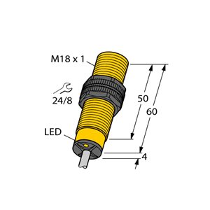 Capteur inductif TURCK BI5-S18-VP4X/S97 - détecteur de proximité inductif