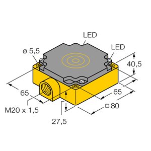 Capteur inductif TURCK NI75U-CP80-VN4X2 - détecteur de proximité inductif
