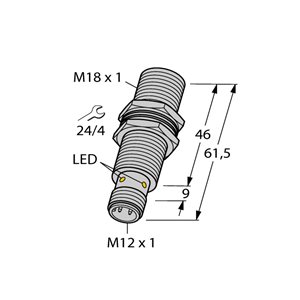 Capteur inductif TURCK BI8U-MT18M-AP6X2-H1141/S1589 - détecteur de proximité inductif
