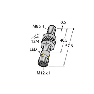 Capteur inductif TURCK BI2-M08E-VP6X-H1341 - détecteur de proximité inductif