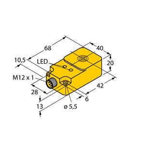 Capteur inductif TURCK BI15U-Q20-AN6X2-H1141 - détecteur de proximité inductif