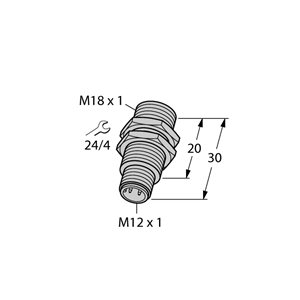 Capteur inductif TURCK BI5-G18KK-AP6-H1141 - détecteur de proximité inductif
